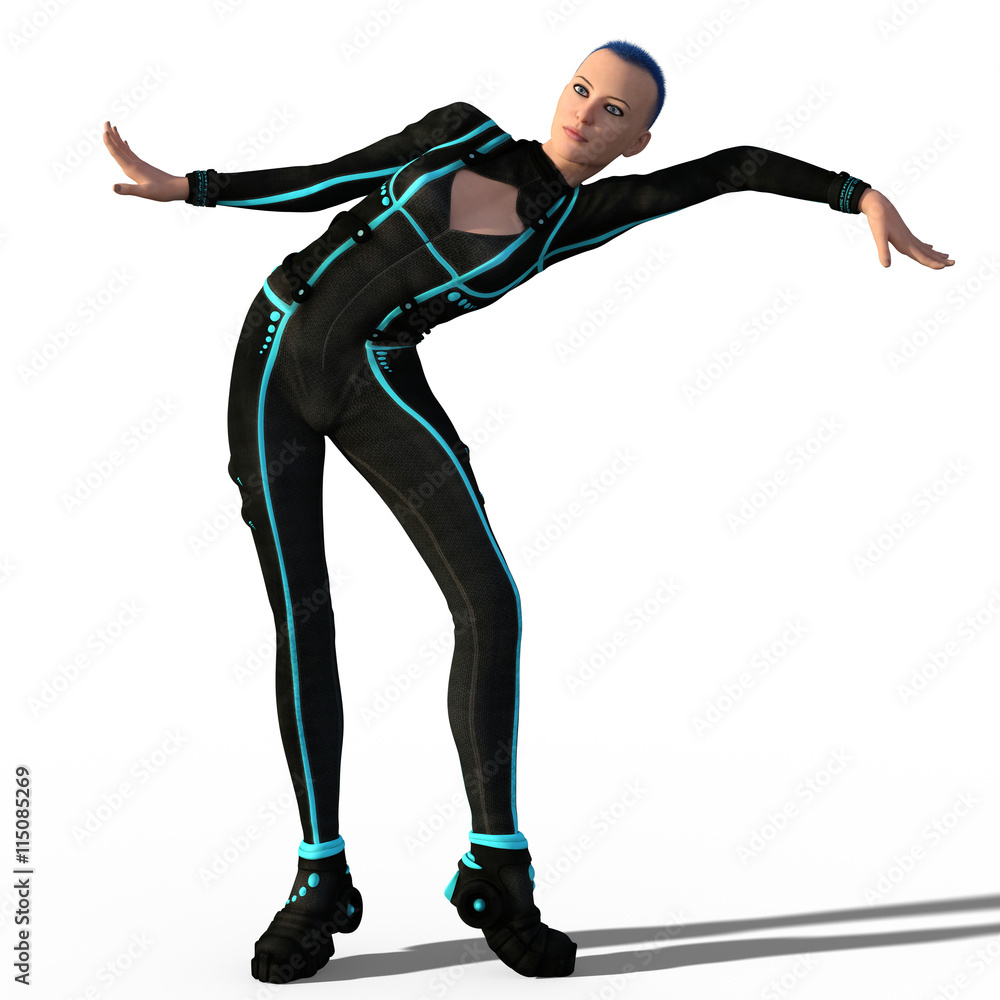 futuristic dance costume