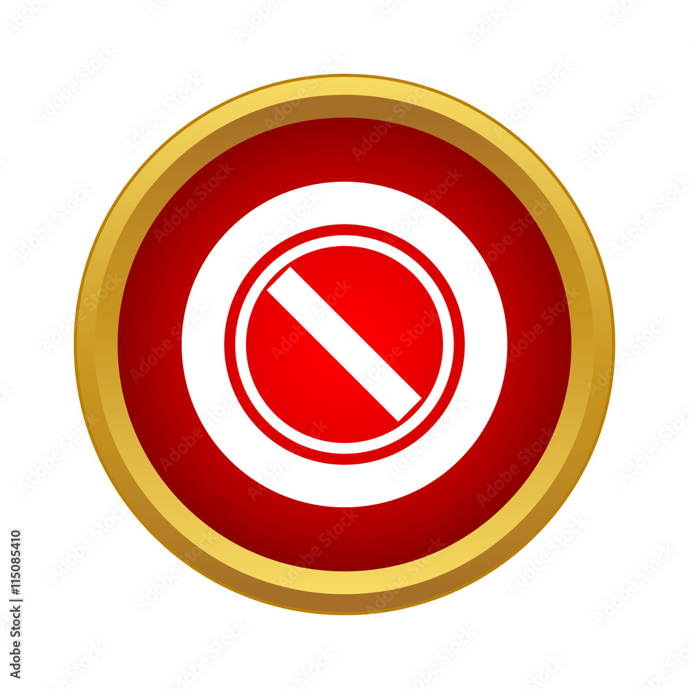 Fototapeta premium Yes, check mark icon in simple style on a white background