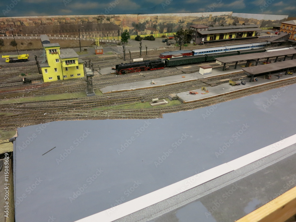 Fototapeta premium Bahnhof Leonenburg