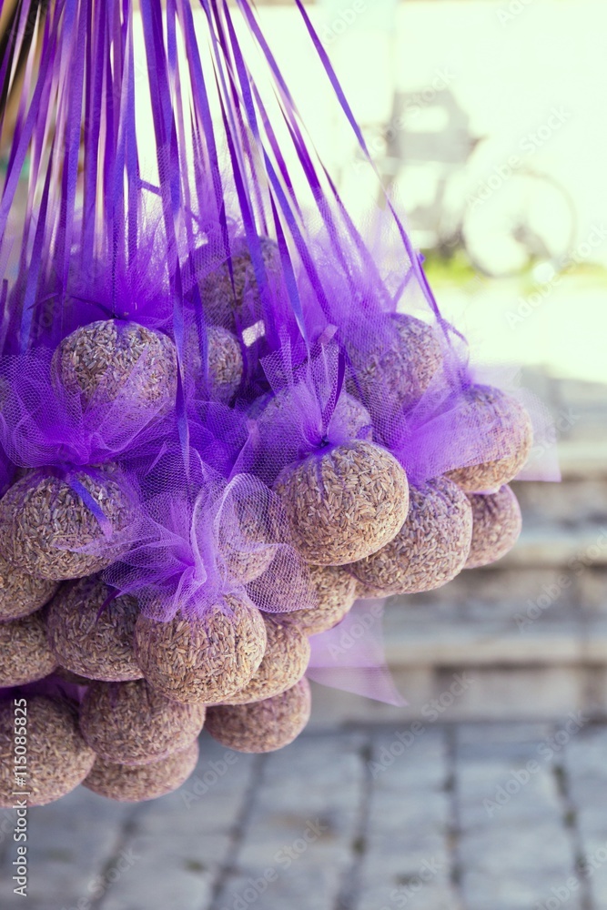 Naklejka premium lavender on the Hvar Island