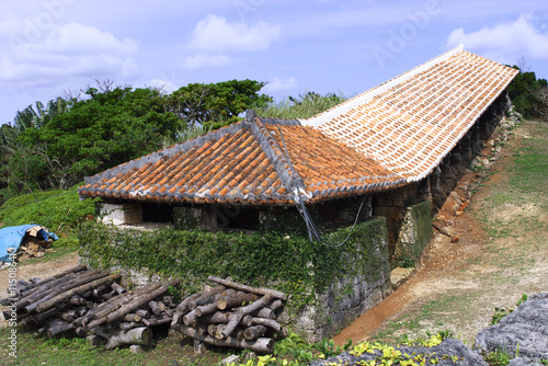 Okinawa Prefecture Yomitan village of climbing kiln