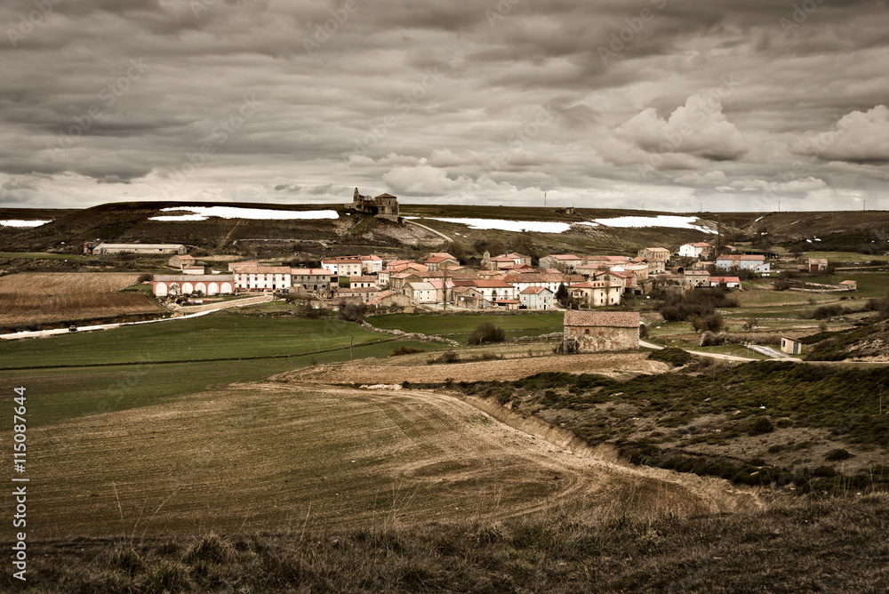 Valdeajos village