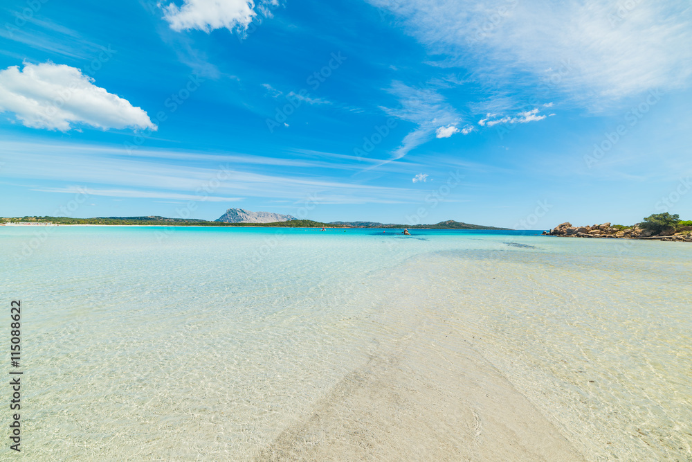 Obraz premium clear water in Lu Impostu beach