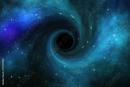 deep space black hole photo