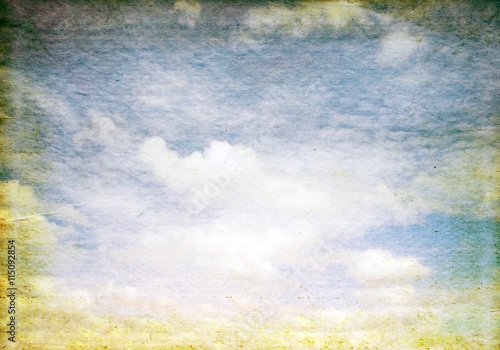 grunge background of a sky with clouds
