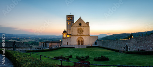 Assisi Basilica di San Francesco (high definition panoramic)