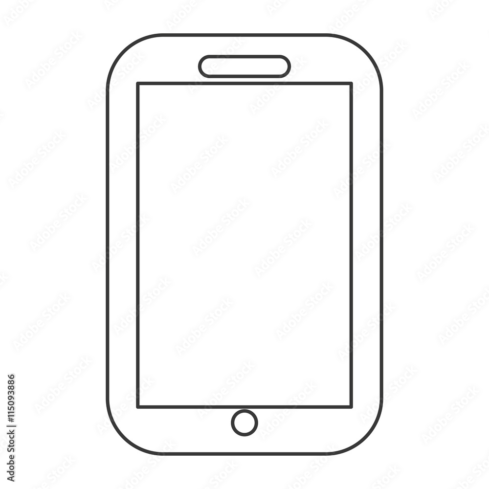 modern cellphone icon modern cellphone icon
