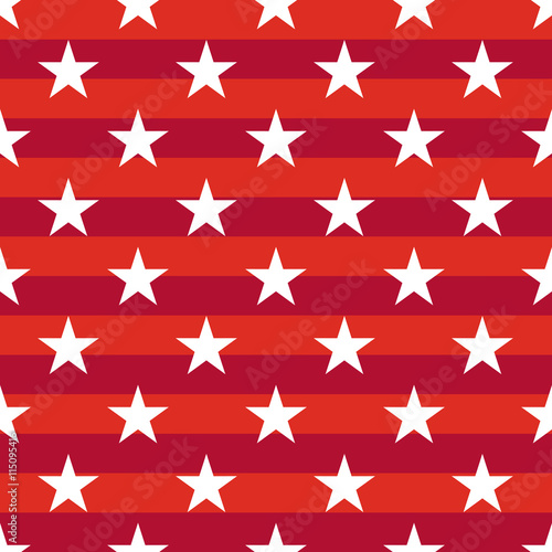 Patriotic USA seamless pattern