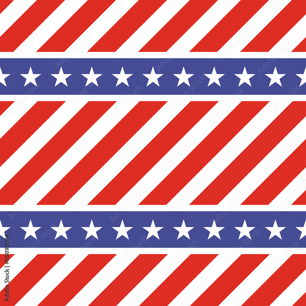 Patriotic USA seamless pattern Patriotic USA seamless pattern