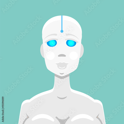 Cyber, robot girl
