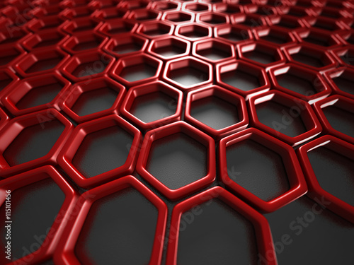 Red Abstract Technology Hi-Tech Futuristic Background