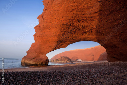 Legzira Beach in Morocco, Africa