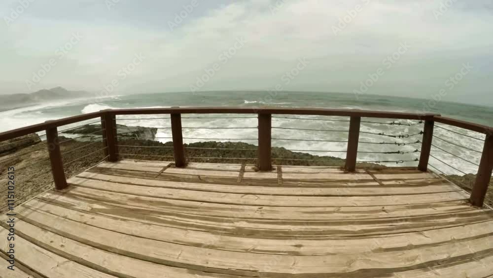 Ocean surf near Al Mughsayl beach in Salalah, Oman during monsoon season Ocean surf near Al Mughsayl beach in Salalah, Oman during monsoon season