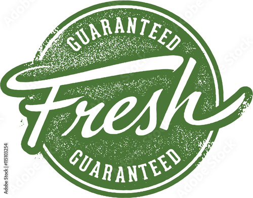 Guaranteed Fresh Product Label photo