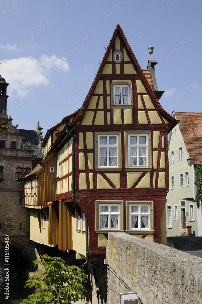 Naklejka premium Malerwinkelhaus in Marktbreit