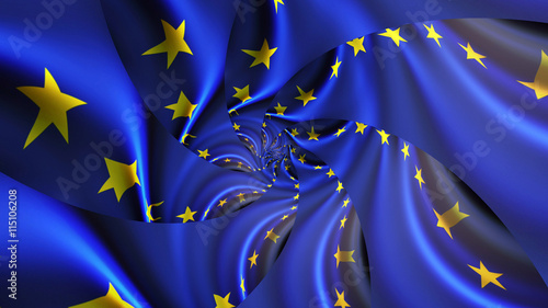 European union flag.
