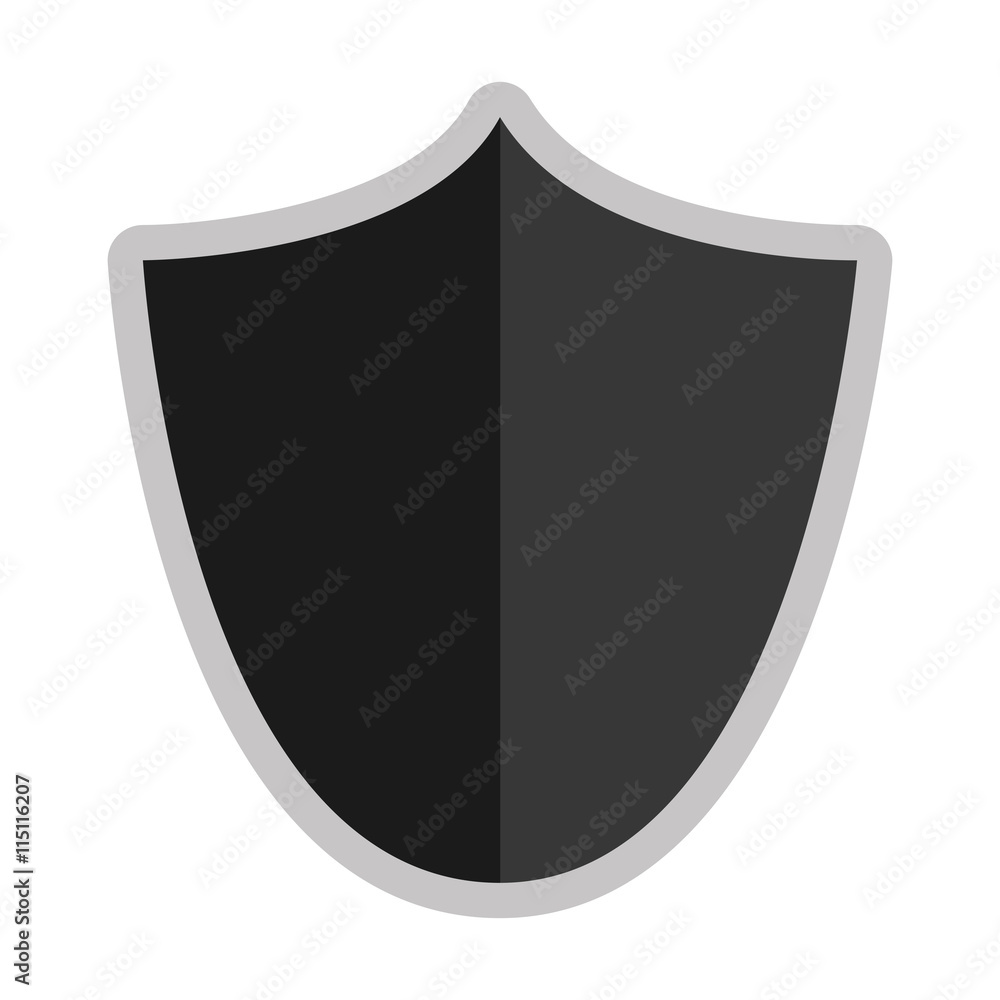 single shield icon single shield icon