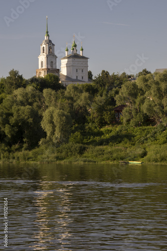 Касимов, вид на город со стороны реки Оки.