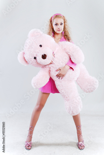 Girl with a teddy-bear