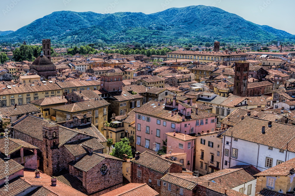 Panorama von Lucca Panorama von Lucca
