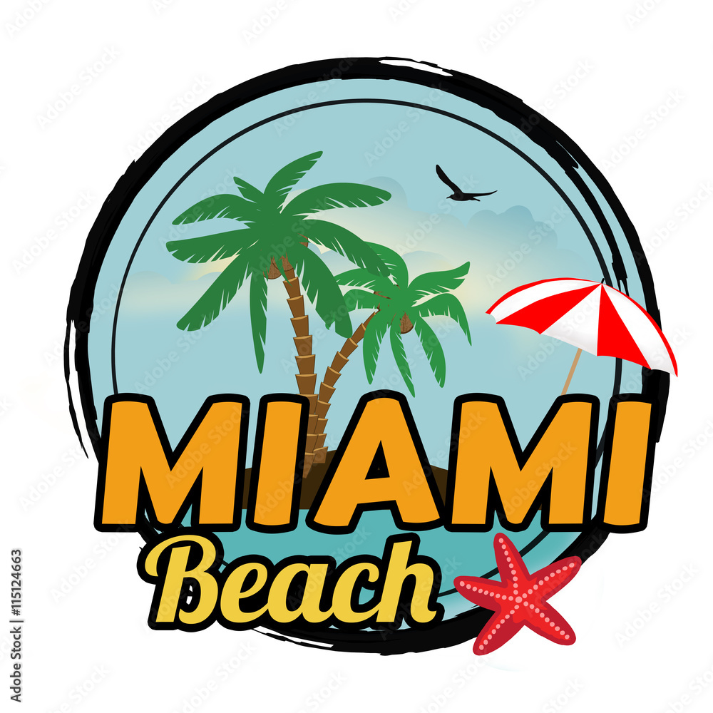 Miami beach sign