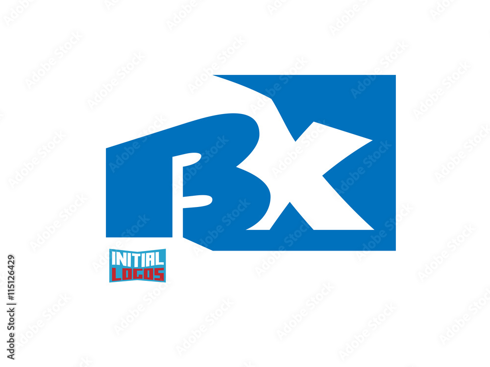 BX Initial Logo for your startup venture