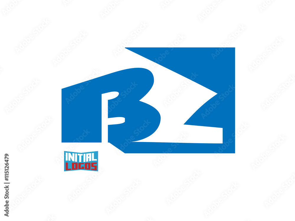 BZ Initial Logo for your startup venture BZ Initial Logo for your startup venture