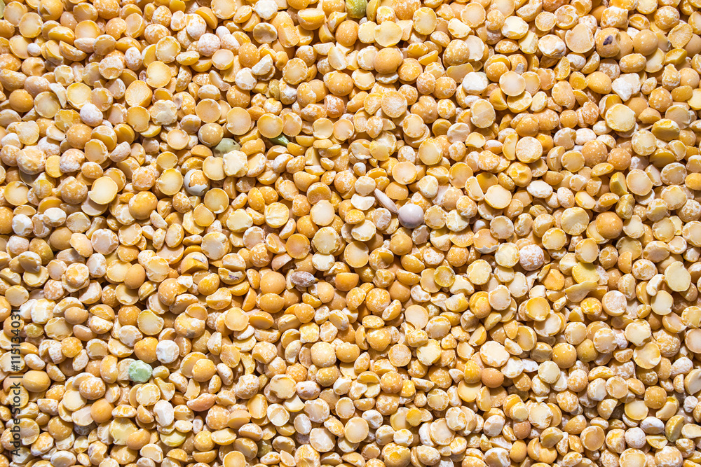 Split peas, pea beans background Split peas, pea beans background