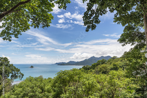 View of Koh Chang from Kai Bae Viewing Point, Trat, Thailand