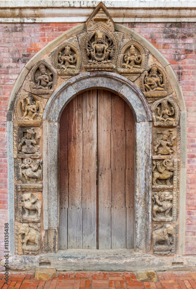Artistic Wooden Door