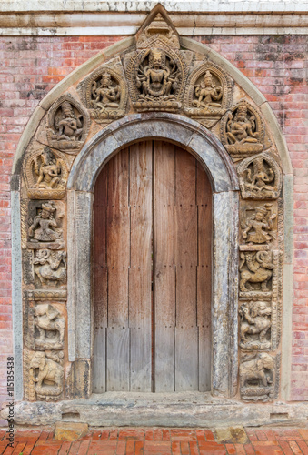 Artistic Wooden Door