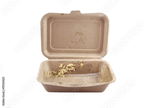 Food scraps in box food