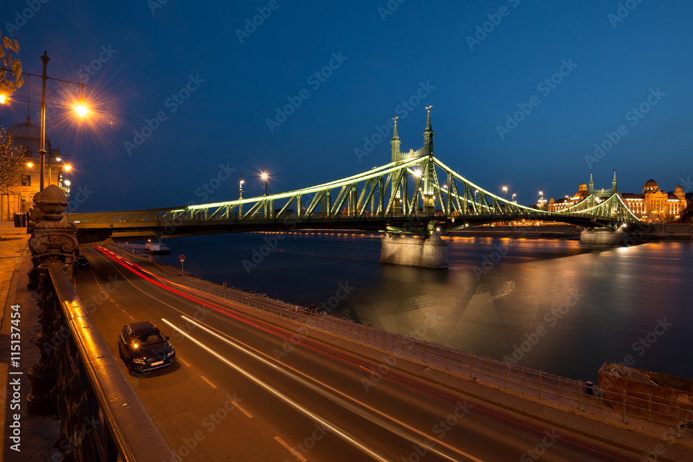Obraz premium Budapest liberty bridge