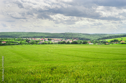 Obraz na plátně Momerstroff: idyllisches Dorf in Lothringen - Momerstroff: village idyllique en