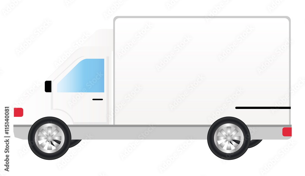white transport truck car white transport truck car