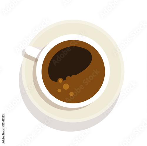 Kaffeetasse zum Frühstück Vektor