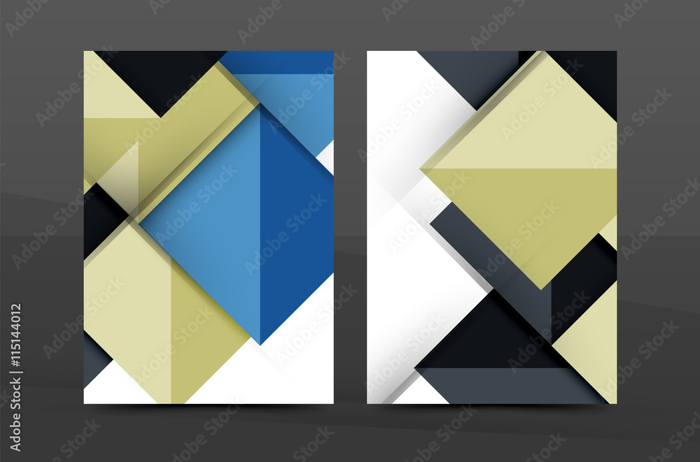 Fototapeta premium Geometric abstract background