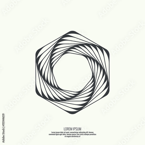 Abstract background with geometric shapes