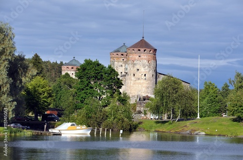 Olavinlinna castle in Savonlinna, Finland