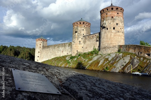 Olavinlinna castle in Savonlinna, Finland