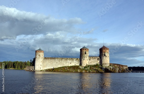 Olavinlinna castle in Savonlinna, Finland