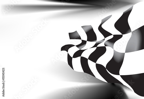 race flag background vector illustration