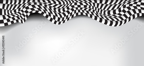 race flag background vector illustration