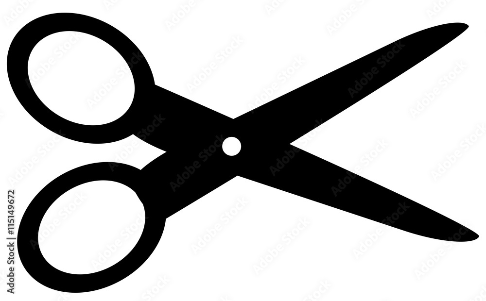 Scissors black icon Scissors black icon