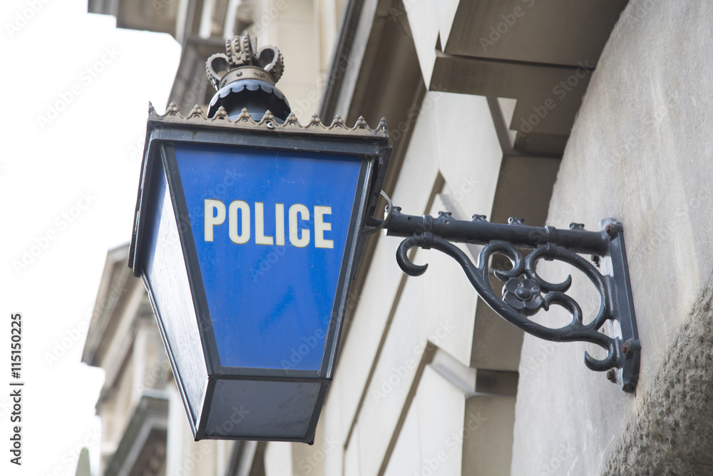 Police Station Sign