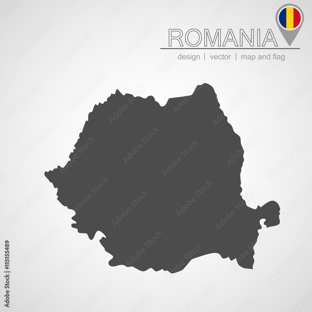 Romania map and location
