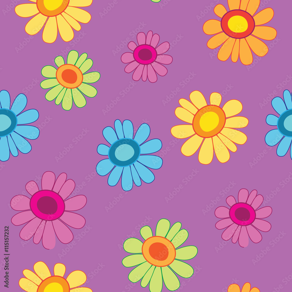 Floral seamless pattern. Vector illustration. Floral seamless pattern. Vector illustration.