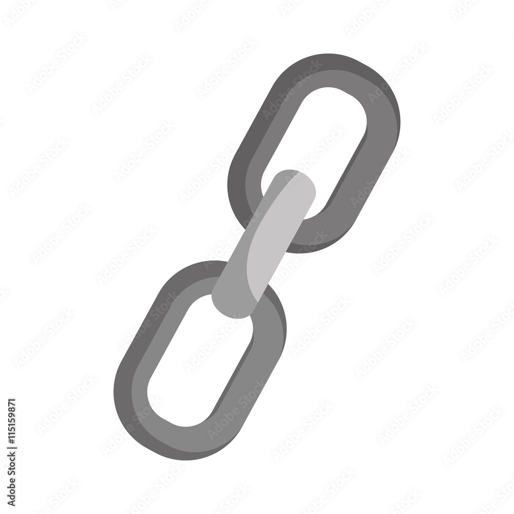 Chain symbolizing networking or sharing concept, vector illustration. Chain symbolizing networking or sharing concept, vector illustration.