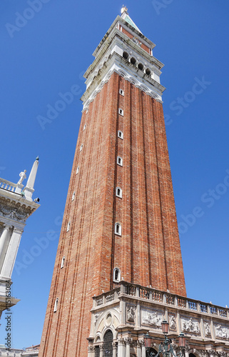 Campanile Tower at St Marks square in Venice - San Marco