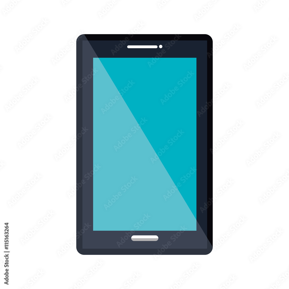 Mobile smartphone isolated flat icon, vector illustration graphic design. Mobile smartphone isolated flat icon, vector illustration graphic design.